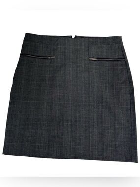 Reitmans Traditional Classic Gray Midi Women Lady Female Size 8 Pencil Skirt